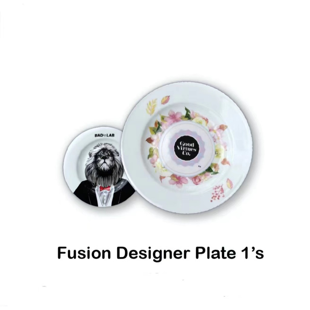 Bad Lab Fusion Designer Plate 1s และ GOOD VIRTUES CO GVC Fusion Designer Plate 1s