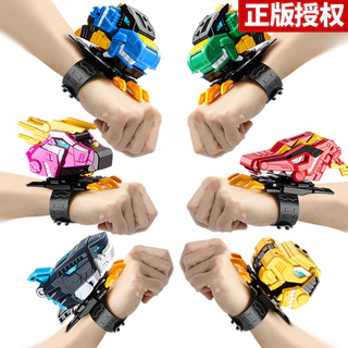 Mini Agent Team Dinosaur Transformer Toy Miniforce Mini Agent X นาฬิกา Mecha หุ่นยนต์ไดโนเสาร์นาฬิกาของเล่น Volt Max Lucy Sammy Transformer KidsToy ของเล่นเด็กผู้ชาย