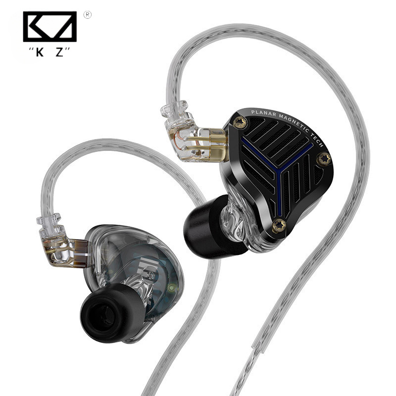 Kz PRX รุ่นที่สี่ออกแบบใหม่ Planar Diaphragm LEM หูฟังพร้อมสายเชื่อมต่อเงินความบริสุทธิ์สูง