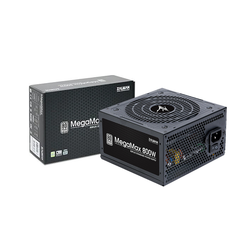 PSU ZALMAN MEGAMAX V2 800W / 700W / 600W / 500W / 80PLUS (ZM800-TXII) POWER SUPPLY พาวเวอร์ซัพพาย