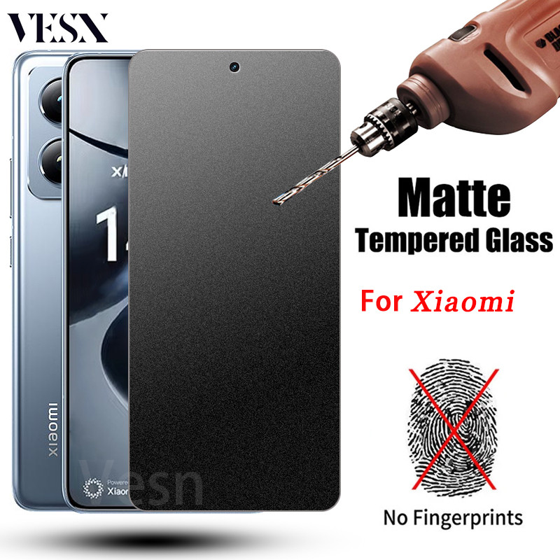 ฟิล์มกระจกด้าน ใช้สำหรับ ช่วยลดรอยนิ้วมือ Xiaomi Mi 17 17T 15 15T 14 14T 13T 12T 11T POCO C71 X7 X6 X5 X4 X3 NFC M7 M6 M5 M5s M4 F8 F7 Ultra F6 F5 F4 F3 GT Pro 4G 5G 2026