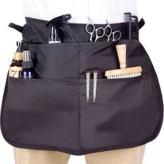 ผ้ากันเปื้อนครึ่งแขน Hairdressing Toolkit ตัดผมเฉพาะกระเป๋าคาดเอว Toolkit Storage ผ้ากันเปื้อน