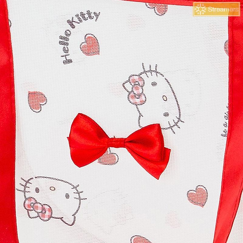 {Streamers} Sanrio Hello Kitty ตะกร้าซักผ้าพับได้กระเป๋าเก็บของเสื้อผ้าสกปรกตะกร้าซักผ้าการ์ตูน Kt ข