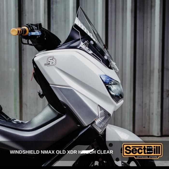 WINDSHIELD VISOR WS XDR CYBORG NMAX OLD WS TDR CYBORG SECTBILL - ชัดเจน