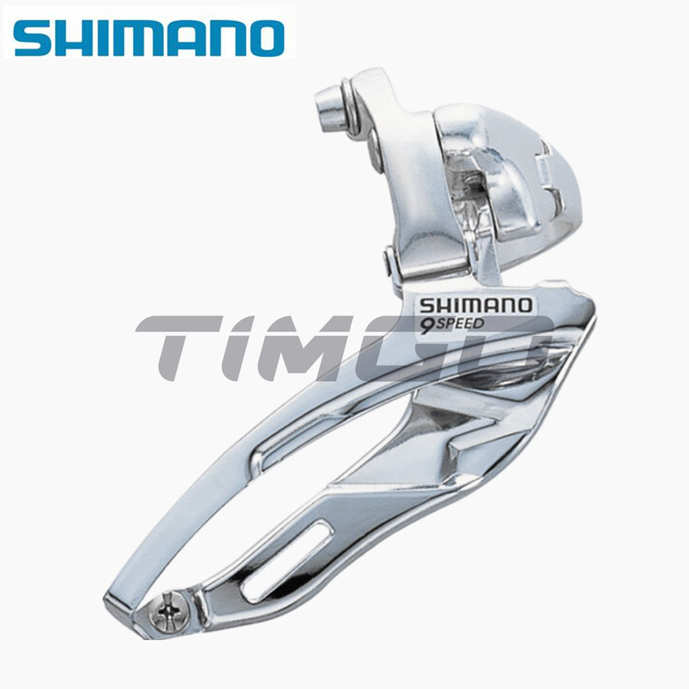 Shimano FD-R443 Front Derailleur 39-Speed Triple สีดำ / สребอร์โวินท์จ์ สำหรับจักรยานเสือภูมิภาค