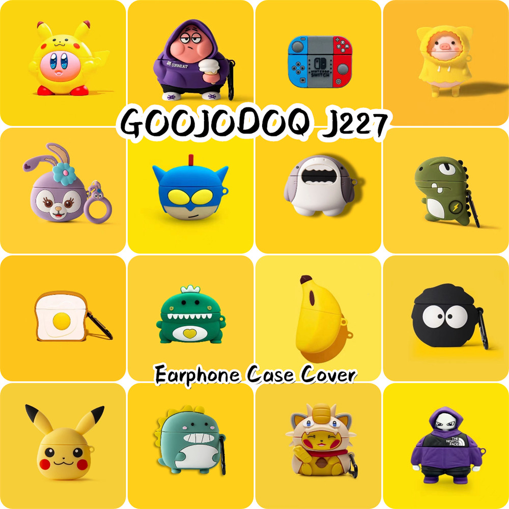 ส่วนลดสําหรับ GOOJODOQ J227 Case Casing Soft Silicone Headphone Case Cute Cartoon Style NO.2