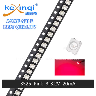 (100 ชิ้น) 3528 SMD LED สีแดงสีฟ้าเขียว Yellowish-สีเขียวเหลืองขาวส้ม Warm-White Ice-Blue ชมพูม่วง Cool-White Light Diode