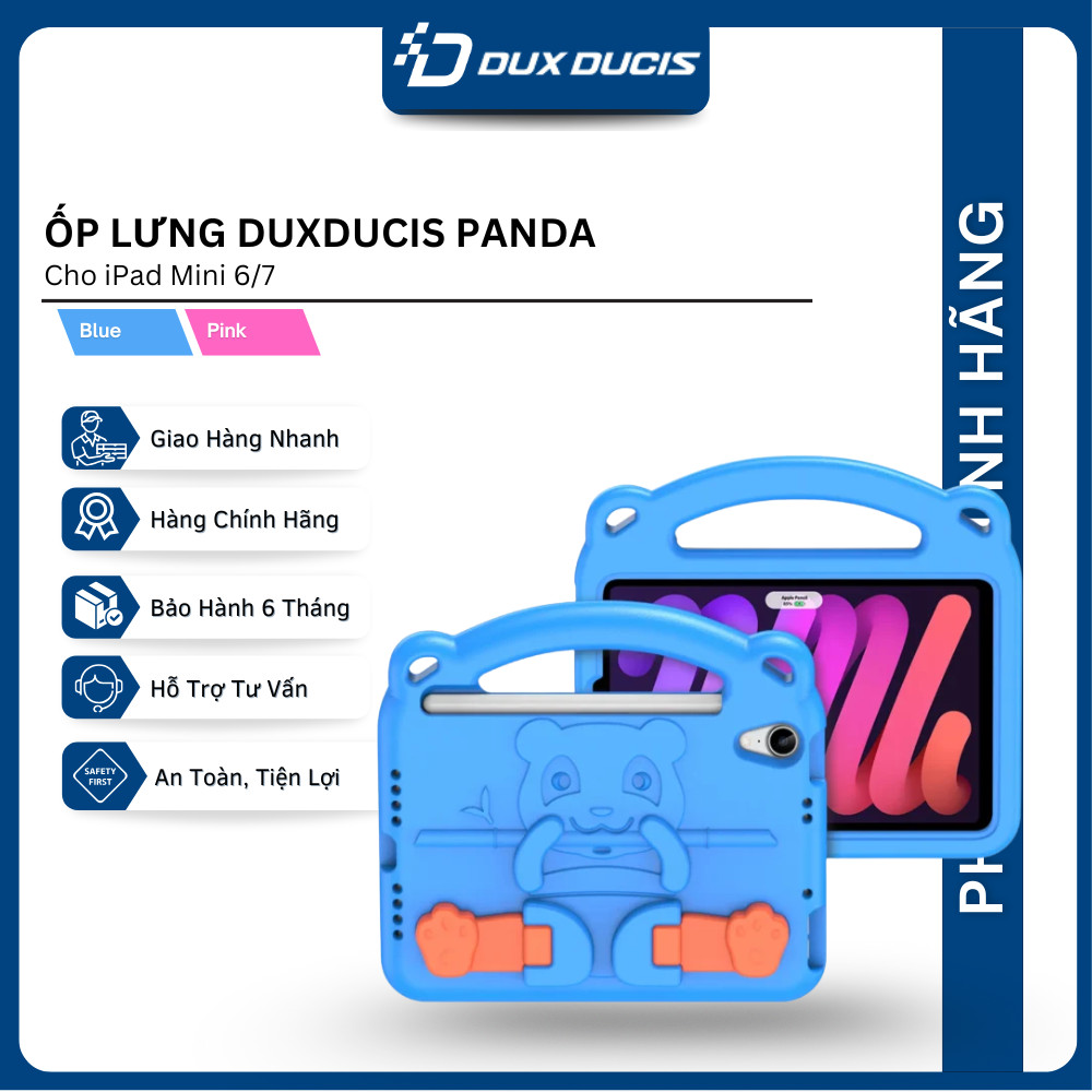 เคส Dux Ducis Panda สําหรับ iPad Mini 7/ Mini 6 | ความปลอดภัยน่ารักสําหรับเด็กทารก
