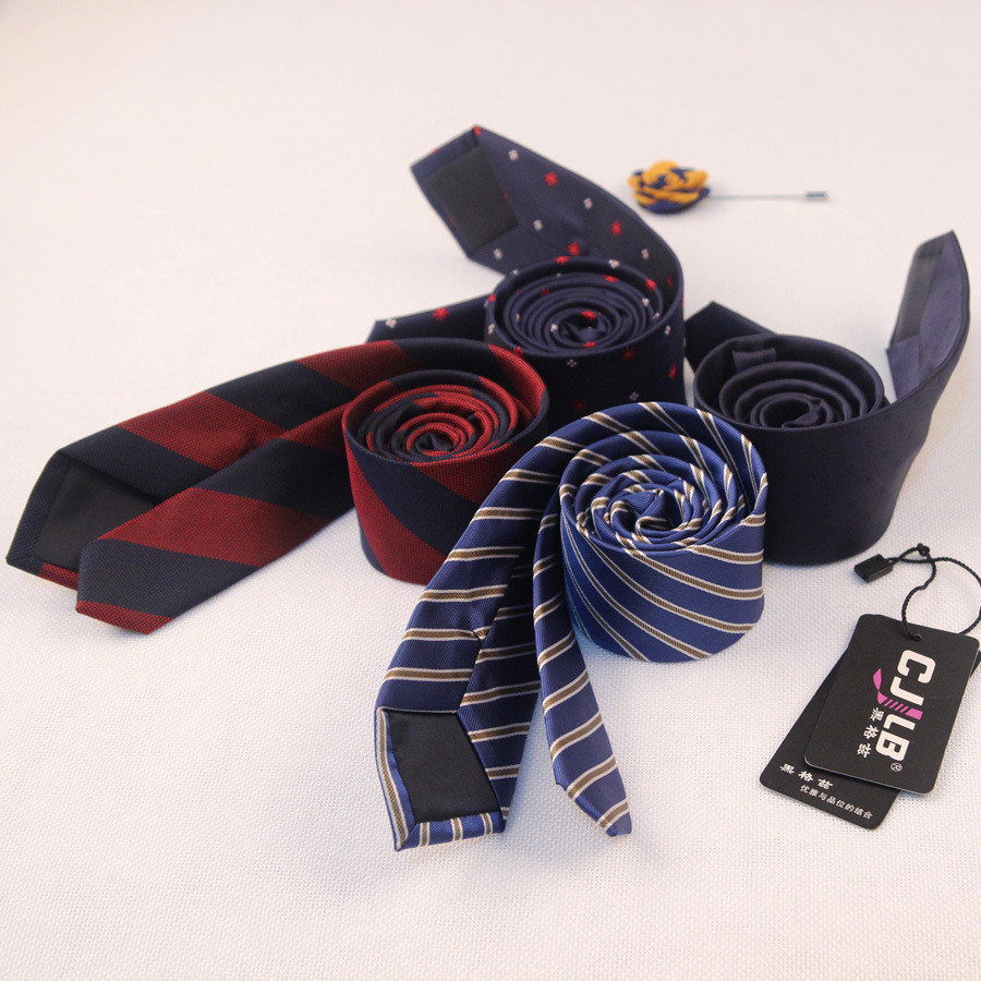 โพลีเอสเตอร์เนคไทเกาหลีรุ่น Casual 6 ซม.ธุรกิจงานแต่งงาน Professional Conference Party Ties ผู้ชายผู้หญิงผ้าไหมรู้สึก Tie