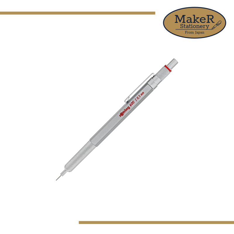 Rotring Sharp Pencil Rotring 600 0.5mm Silver 1904 445/ From Japan
