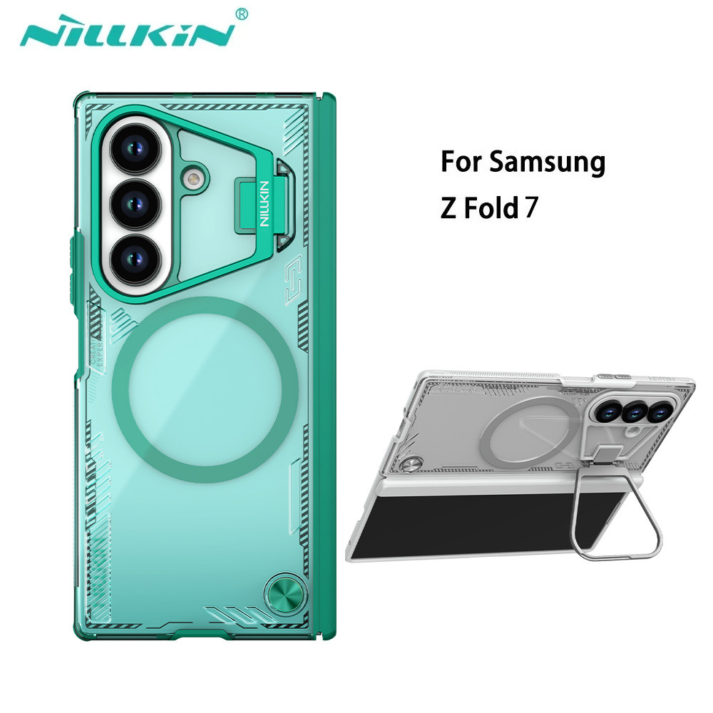 Nillkin เคส Samsung Galaxy Z Fold 7 Fold7 5G ฝาครอบกันกระแทกแม่เหล็กพร้อมที่วางเลนส์