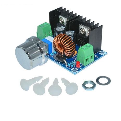 XL4016 DC Step Down Buck Converter 8A 200W + ลูกบิดและตัวเว้นวรรค