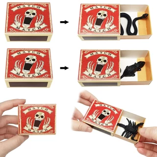 อุปกรณ์ประกอบฉากวันเอพริลฟูลฮาโลวีน Spoof Matchbox ของเล่นตลกสร้างสรรค์