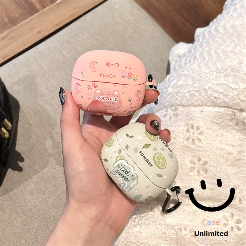 สําหรับ Baseus BP1 Pro เคส Case เคสหูฟังบุคลิกภาพรูปแบบผลไม้สด