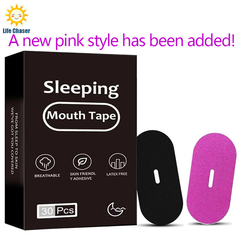 สไตล์ใหม่ Anti Snoring Mouth Tape สําหรับ Sleeping Nose Breathe Correct สติกเกอร์สบาย Sleep