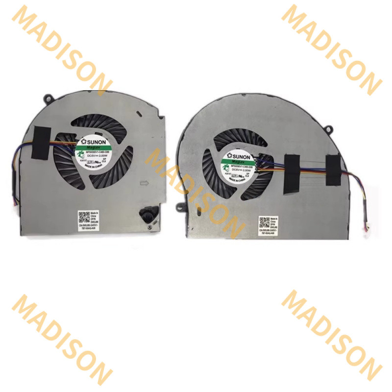 แฟนระบายความร้อน GPU สำหรับ Dell Alienware 17 R4 R5 p31e p31e002 p31e001 MG75090V1-C060-S9A MG75090V