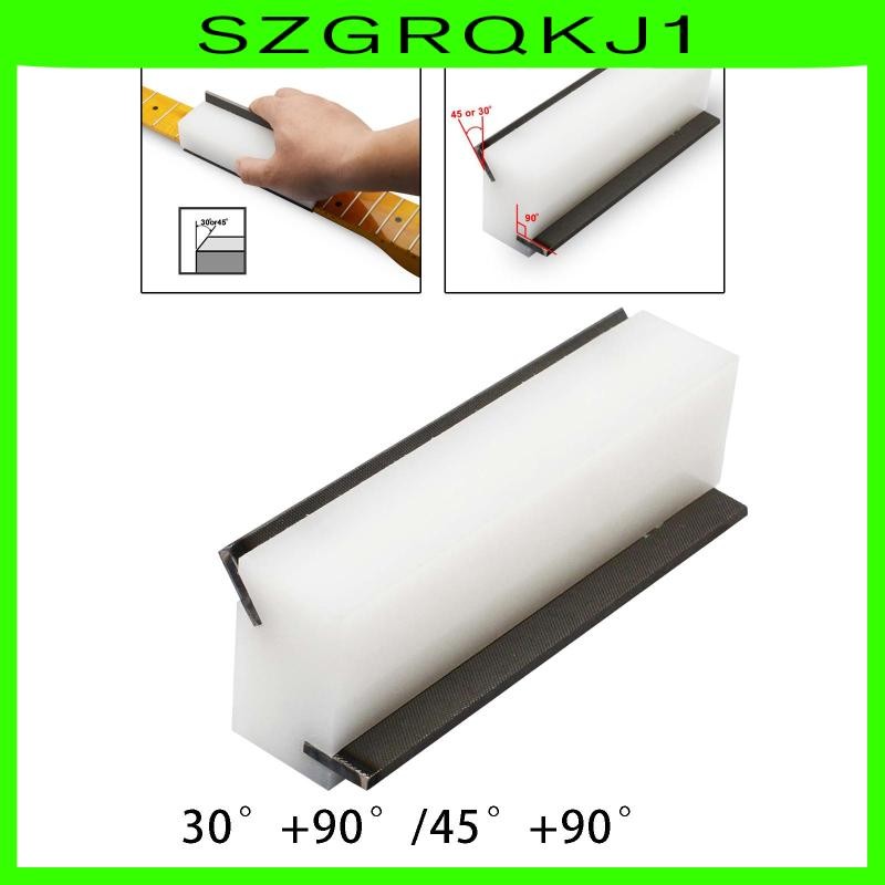 [szgrqkj1] Universal Guitar Fret File Luthier Tool Leveling Edge Sanding File สําหรับซ่อมเครื่องมือ