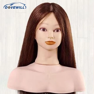 [Dovewill] โมเดลไหล่หัวหุ่นคอสเมติก, ที่รองขาตั้งหัวหุ่น, แพลตฟอร์มไหล่หน้าอกสําหรับฝึกทําผม, ฝึกร้านตัดผม