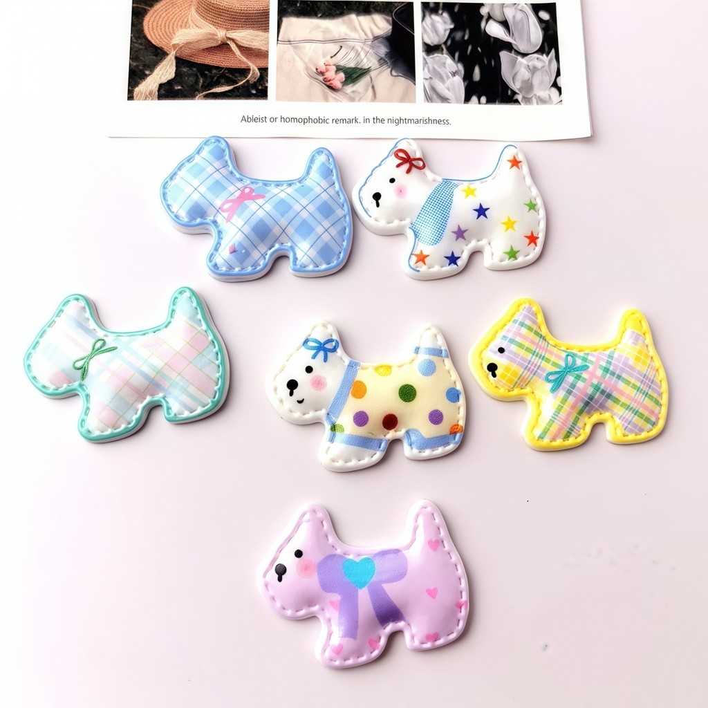 แพทช์ลายสก๊อตการ์ตูนน่ารักสำหรับเคสโทรศัพท์ พร้อมสต็อก 100 ชิ้น