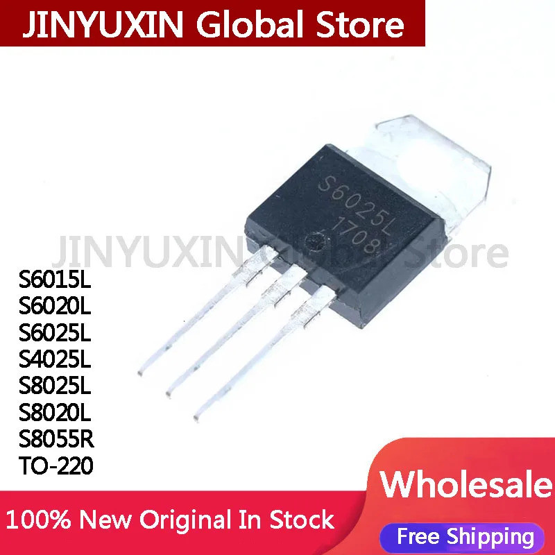 1-5PCS S6015L S6020L S6025L S4025L S8025L S8020L S8055R TO-220 Field-effect ทรานซิสเตอร์