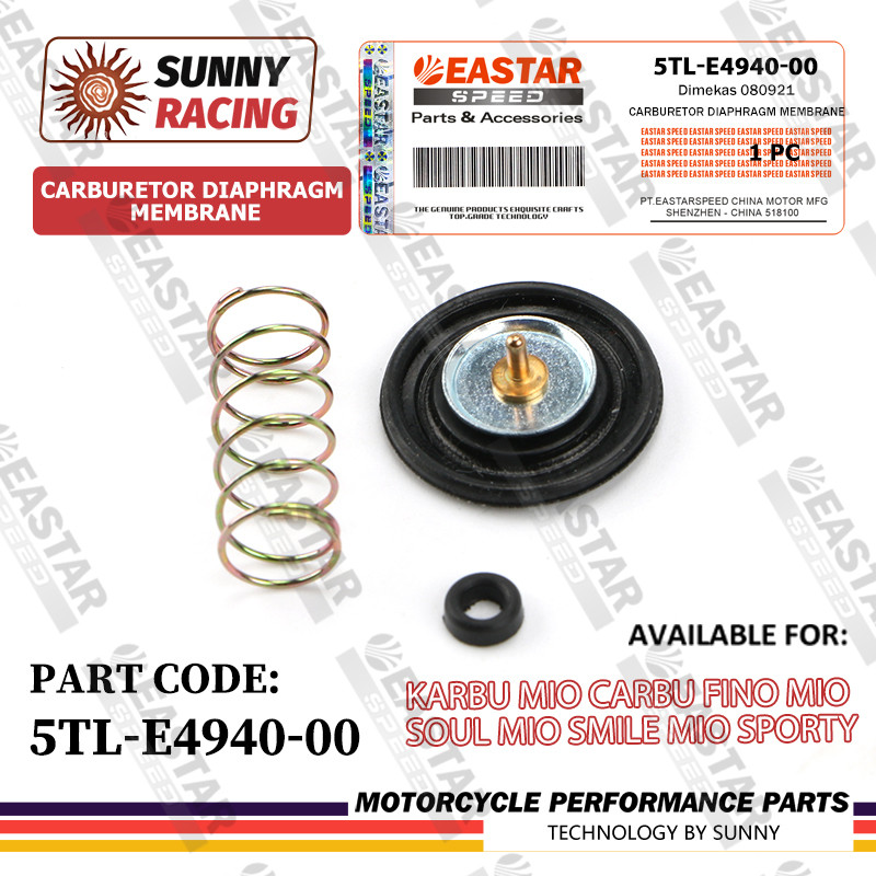 คาร์บูเรเตอร์ไดอะแฟรมเมมเบรนยาง Mio 5TL-E4940-00