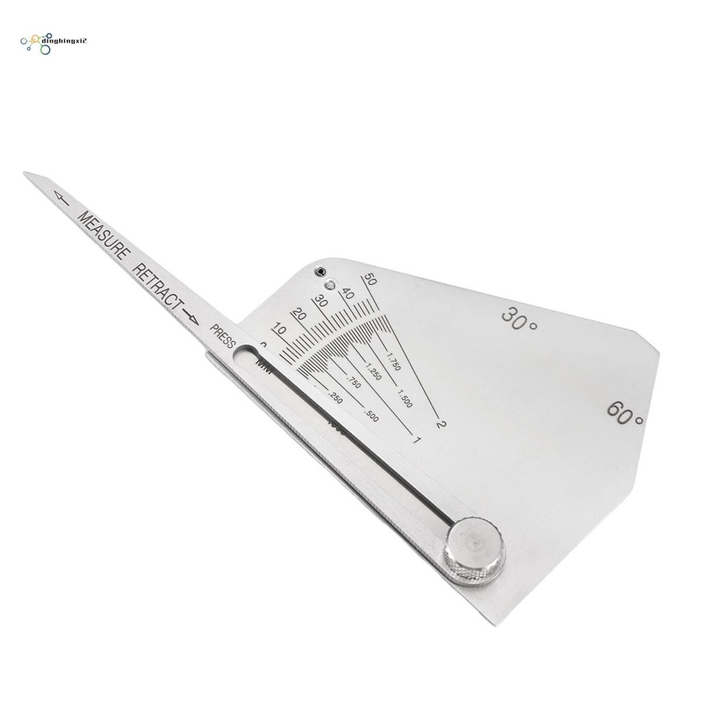 Skew-T Fillet Weld Gauge Gage Checking มุมของสมาชิกแนวตั้ง Weld -การตรวจสอบการเชื่อมด้านข้าง Obtuse