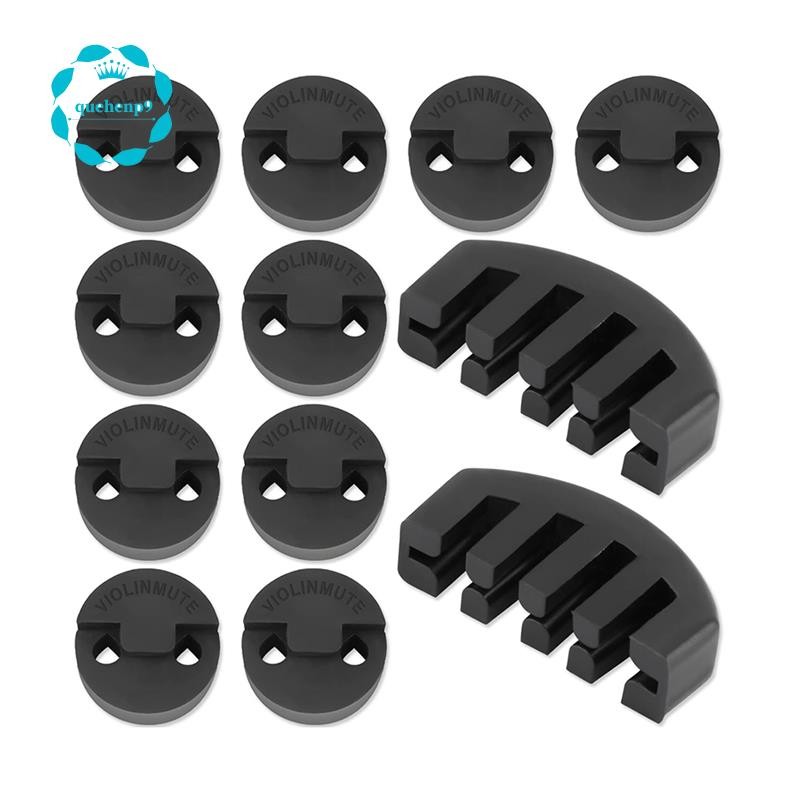 [quehenp9]Violin Practice Mute Set, Round Mute สําหรับไวโอลินและไวโอลินฝึก Mute,Violin Silent Fiddle