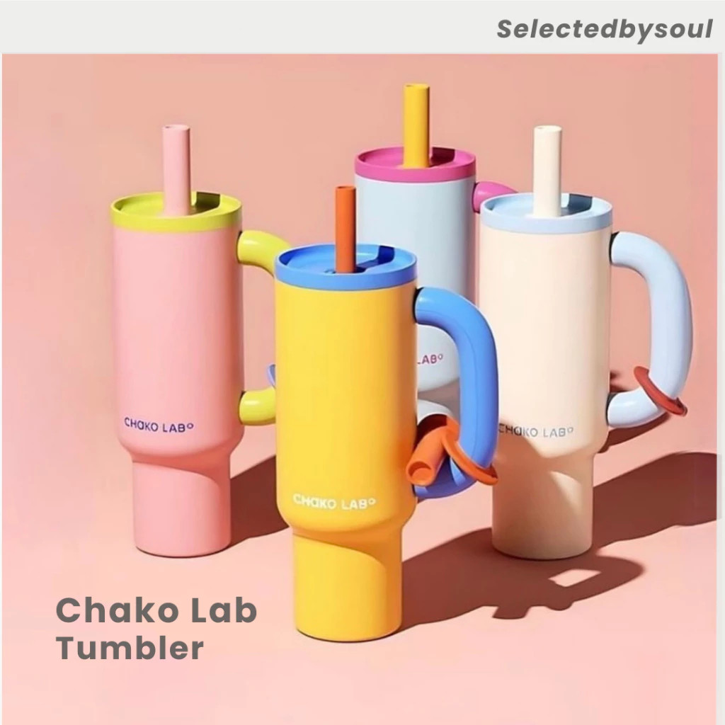 🔥จัดส่งเลย🔥Chako Lab ขวดน้ําหุ้มฉนวน 1200ml พร้อมหลอด 316 ซับสแตนเลส ถ้วยเดินทางแบบพกพา lek-proof