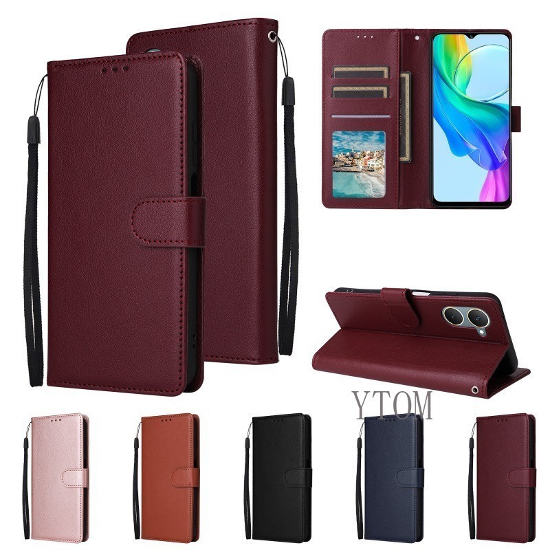 ปลอกสําหรับ Honor 7A Y6 Prime 7C Y7 Prime 2018 Y7 Pro Flip Cover กระเป๋าสตางค์หนังเคสโทรศัพท์แบบนุ่ม