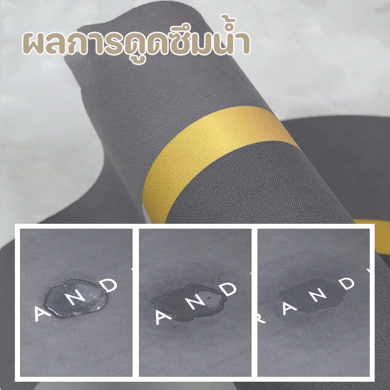 COD ห้องครัวแผ่นยางรองจาน  30x40cm ดูดซับน้ำได้ดี เสื่อเครื่องชงกาแฟ สไตล์เรียบง่าย - รูปที่ 6