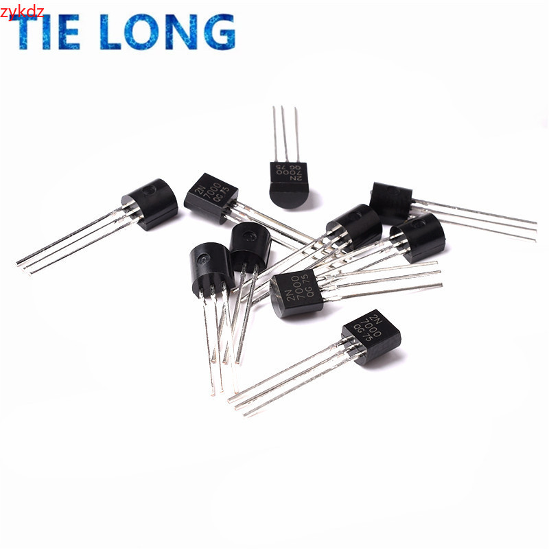 100PCS 2N7000 N-Channel MOSFET TO-92 สินค้าใหม่และ ROHS