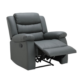 HomeHuk โซฟา PVC ปรับระดับ 1 ที่นั่ง รุ่นเลมม่า - สีเทา