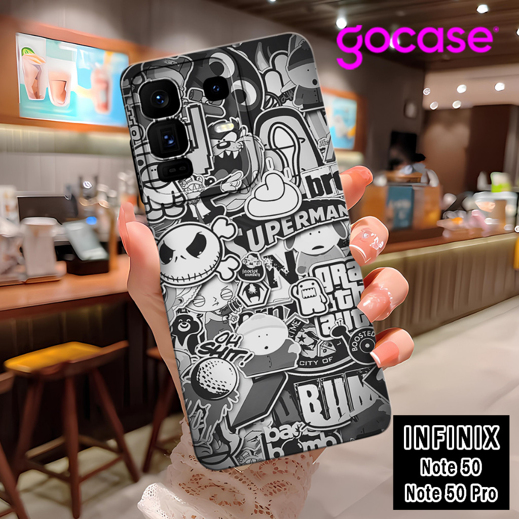 (UV 36) ยางยืดหยุ่น Softcase สําหรับ Infinix Note 50 l Infinix Note 50 Pro l Pro Camera l ปลอกล่าสุด