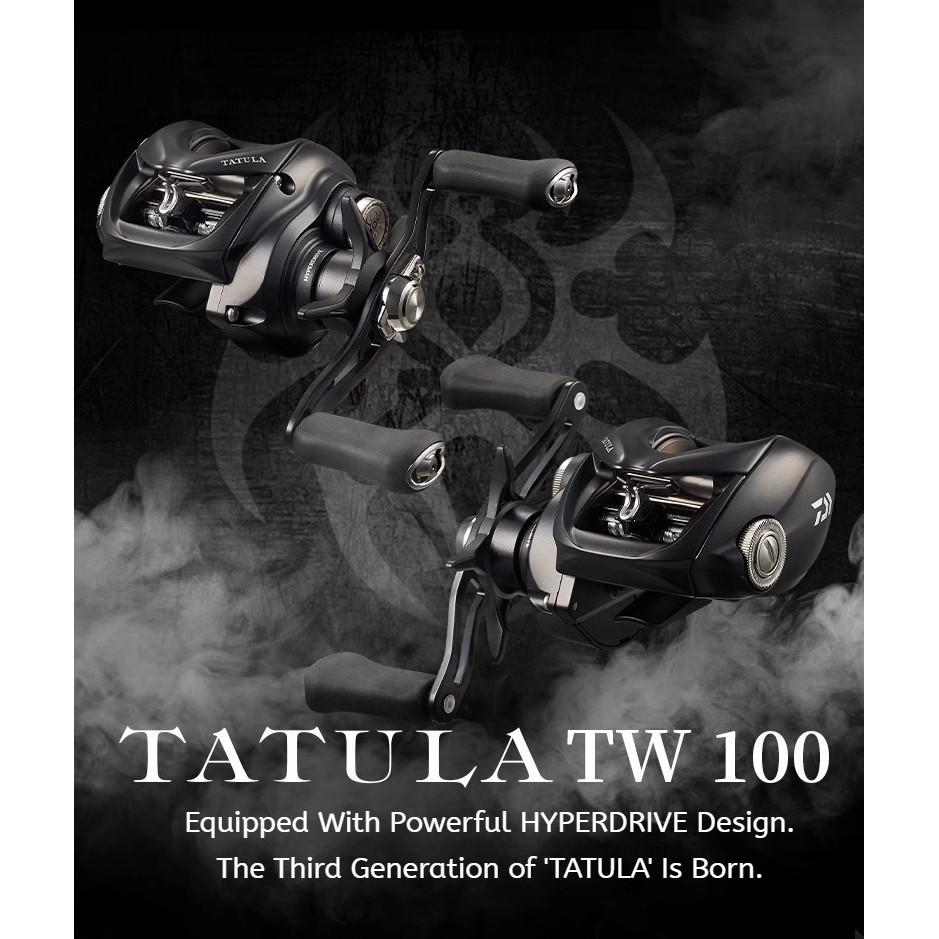 23/24NEW DAIWA TATULA TW100 Casting Reel รอกตกปลา TWS/HYPERDRIVE/UTD รอกหยดน้ํา Lure Fishing Reel - รูปที่ 2