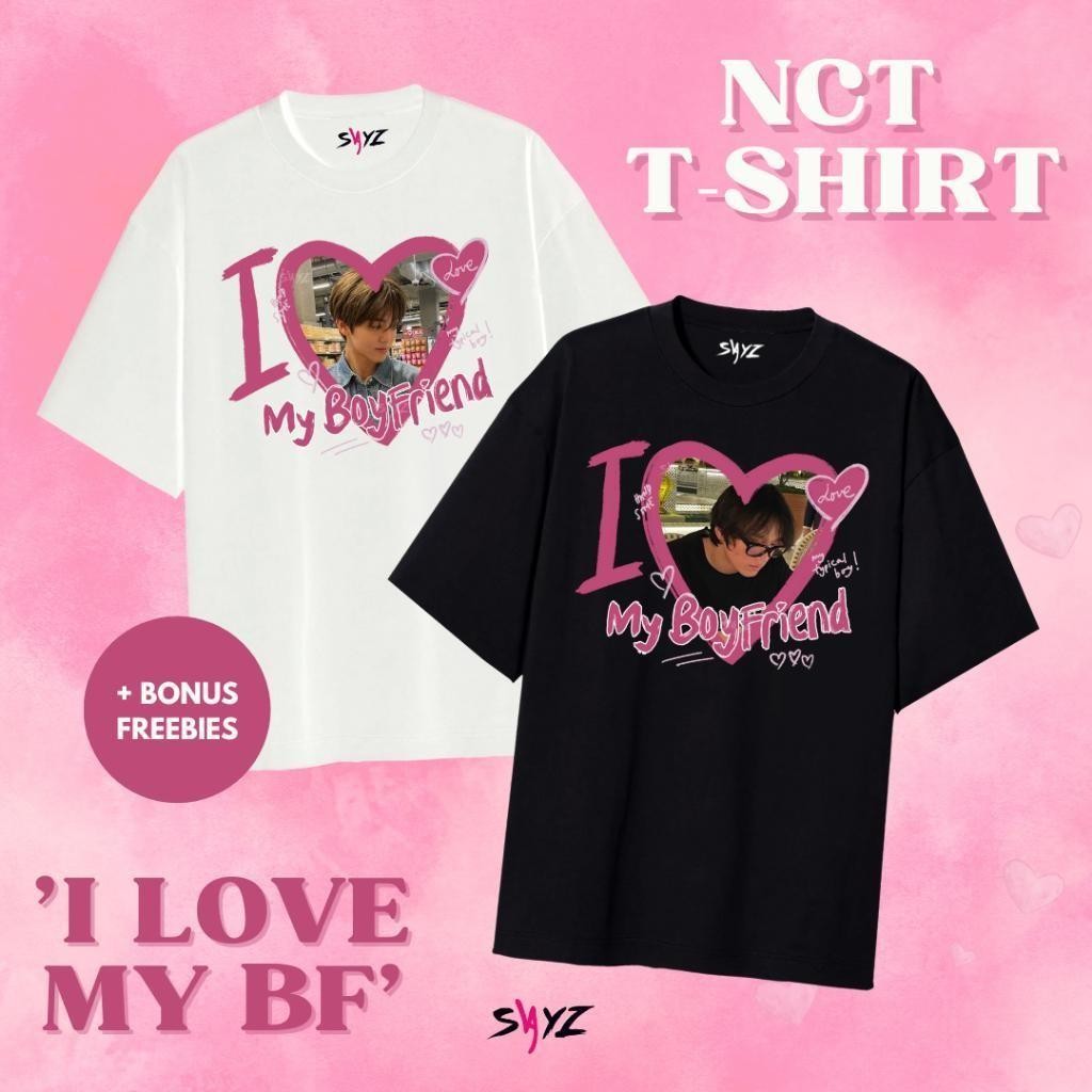 เสื้อยืด NCT DREAM ซีรีส์ i love my Boyfriend ลาย Mark Jeno Jaemin Jisu Haechan ผ้าคอตตอนแท้