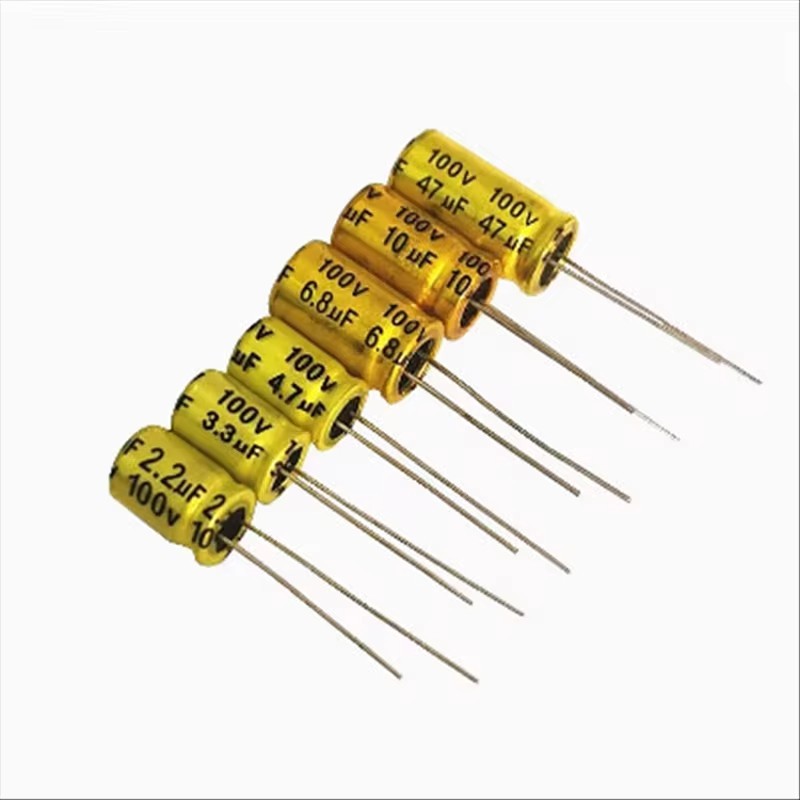 10 ชิ้น Non Polar Capacitor NP 1UF 1.5UF 2.2UF 3.3UF 4.7UF 5.6UF 6.8UF 10UF 12UF 22UF 100UF 100V