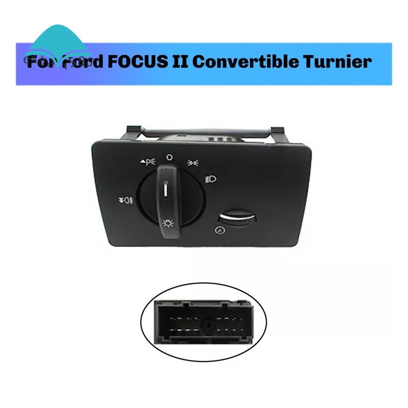 Eshai585 ไฟหน้ารถสวิทช์หลัก 4S7T13A024DD สําหรับ FOCUS II Convertible Turnier 4S7T13A024DA
