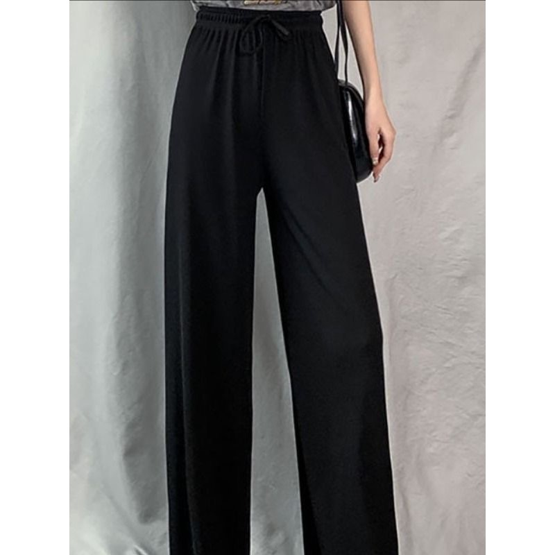 trouser korean baggy black pants for women high waist terno elegant pants women plus size