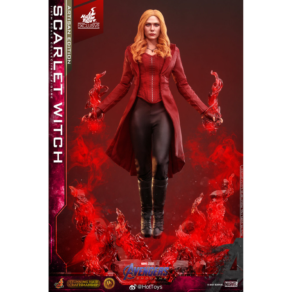 พร้อมสต็อก HotToys HT DX35 DX36AE เวอร์ชันปลูกผมแม่มดแดง Reunion 4 Endgame Limited