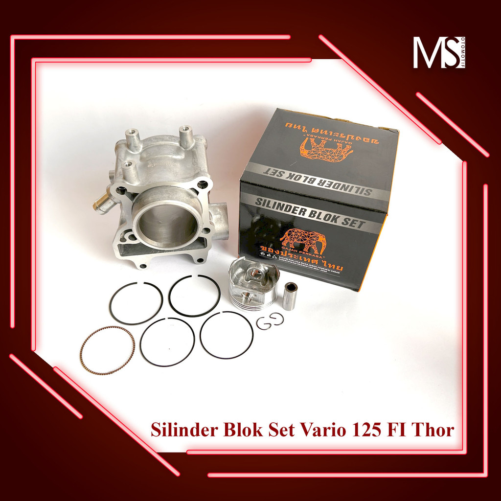 กระบอก / เสื้อสูบ / บล็อก Seher Assy Honda Vario 125 F1 / LED Thailand