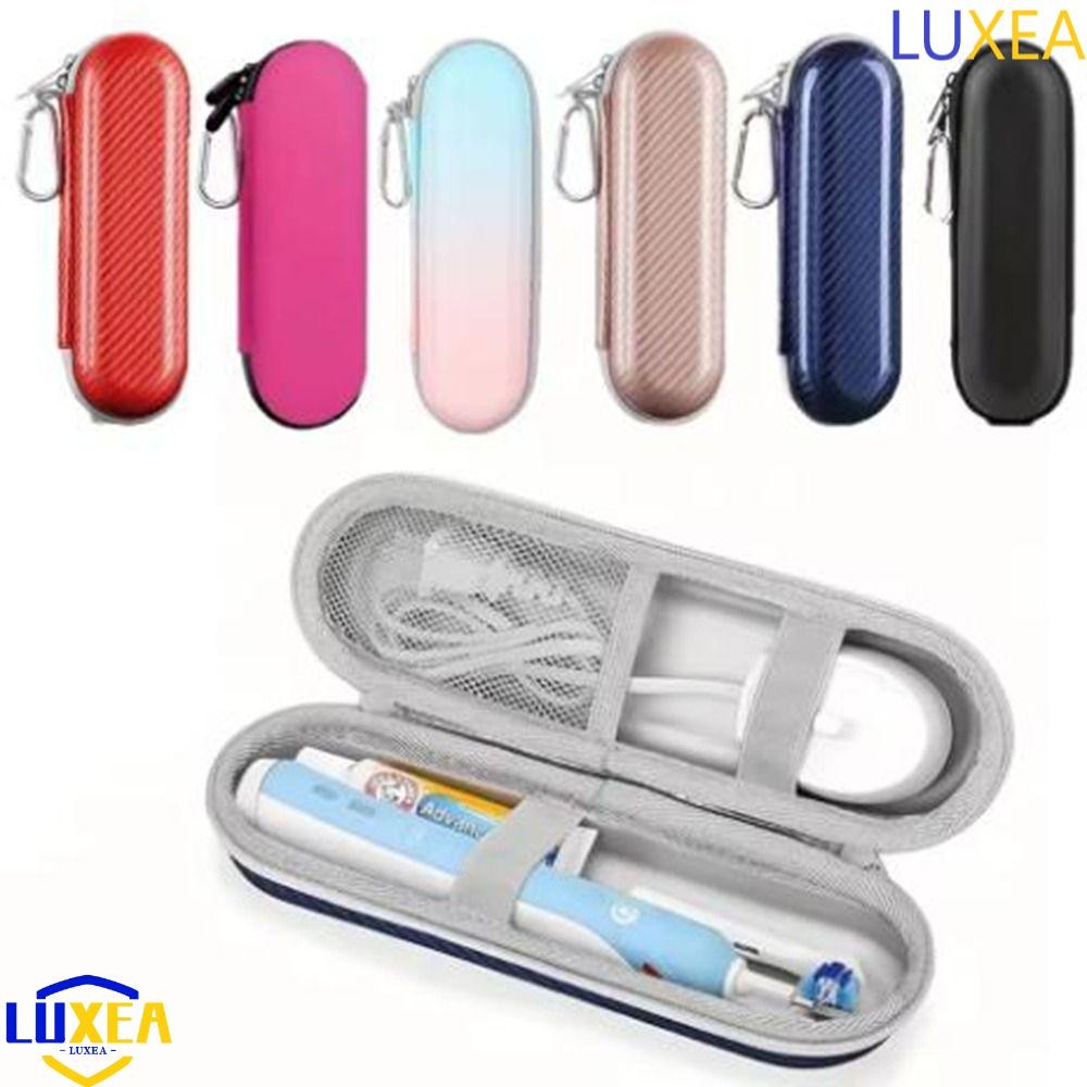 กล่องเก็บแปรงสีฟันไฟฟ้า LUXEA, กล่องแปรงสีฟันไฟฟ้าเปลือกแข็ง EVA, ป้องกันที่ว่างเปล่าที่เรียบง่ายพร้อมที่จับเคสเดินทางแปรงสีฟัน Pro