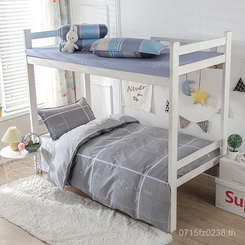 ผ้าปูที่นอนประเภทสองด้านนักเรียนผ้าฝ้ายแท้หอพักผ้าฝ้ายแท้ผ้าฝ้ายแท้สไตล์ใหม่-ข1372เกี่ยวกับ รุ่นพิมพ