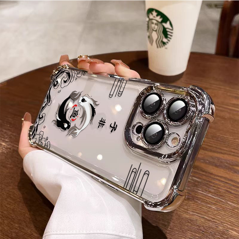 3 In1 ปลาสําหรับ Vivo Iq00 Z6x Neo5se Z8x Z9-5g Z9 Turbo Iq00 Z9x Iq00 Z10 13 เคสโทรศัพท์ Soft Anti 