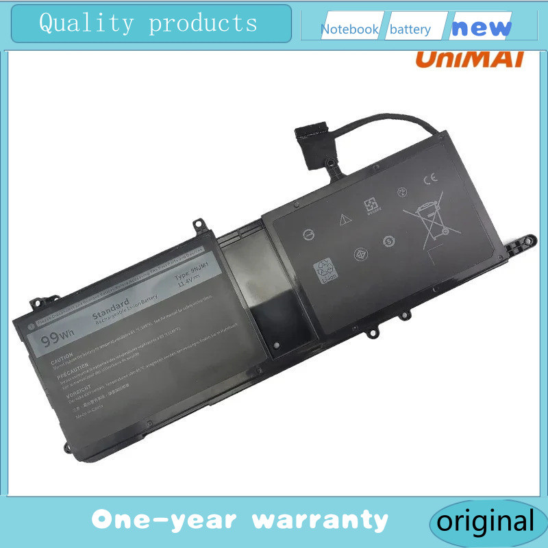 แบตเตอรี่แล็ปท็อป9NJM1สำหรับ Dell Alienware 15 R4 R3 17 R4 R5 P69F001 546FF 44T2R P31E001 P31E MG2YH