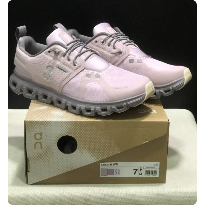 On Running On Cloud 6 Cloud6 รองเท้าวิ่งกันน้ําสําหรับผู้ชายและผู้หญิงรองเท้าผ้าใบ Unisex คู่น้ําหนั