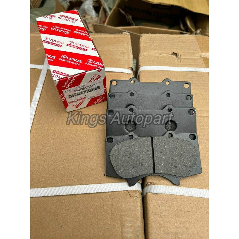 ผ้าเบรค ผ้าเบรคหน้า All New Fortuner VRZ Hilux Revo DC 04465-0K360