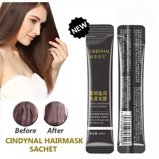 HAIR TREATMENT MASK NOURISHING CINDYNAL HAIRMASK MASKER RAMBUT RUSAK MASKER PELURUS RAMBUT TANPA CATOK - Hooray Sweet