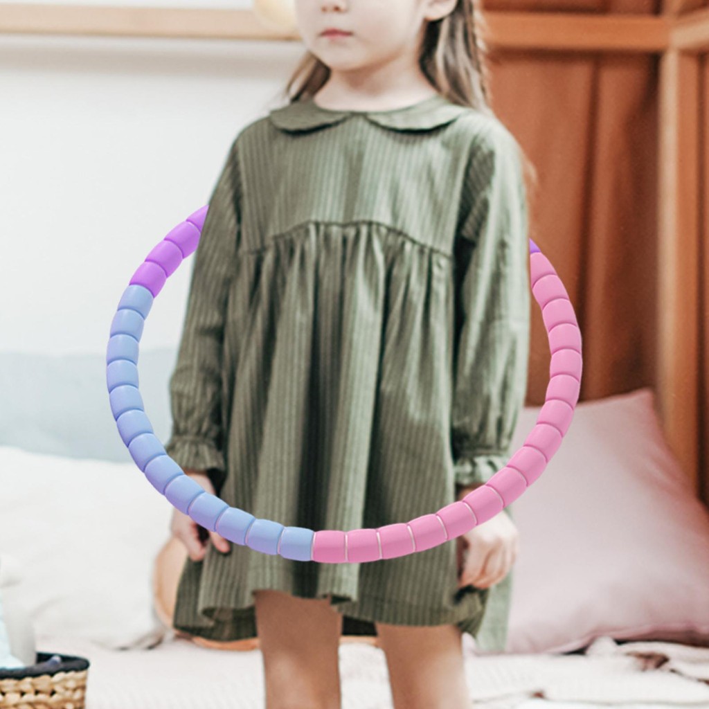 Fitness Hula Hoop สำหรับเดินทาง สoft ใช้งานได้ทั้งผู้ใหญ่และเด็ก