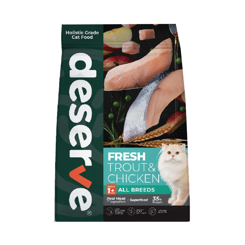 Deserve Cat food 1.2 KG อาหารแมว  Holistic Grain Free