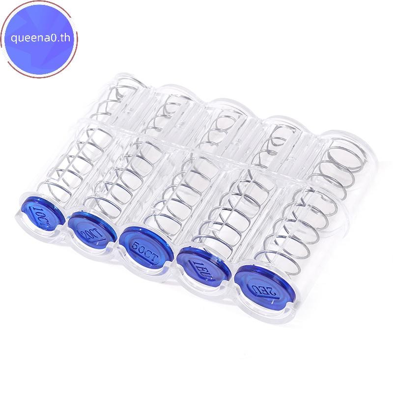 Queena0 Creative Storage Coins Purse Storage Box Euro Coin Dispenser Coin Holder Case th